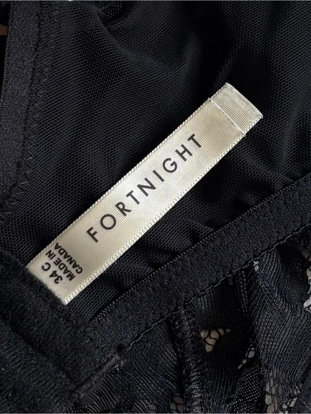Fortnight Ivy Longline - Black / Navy - Picture 5 of 7